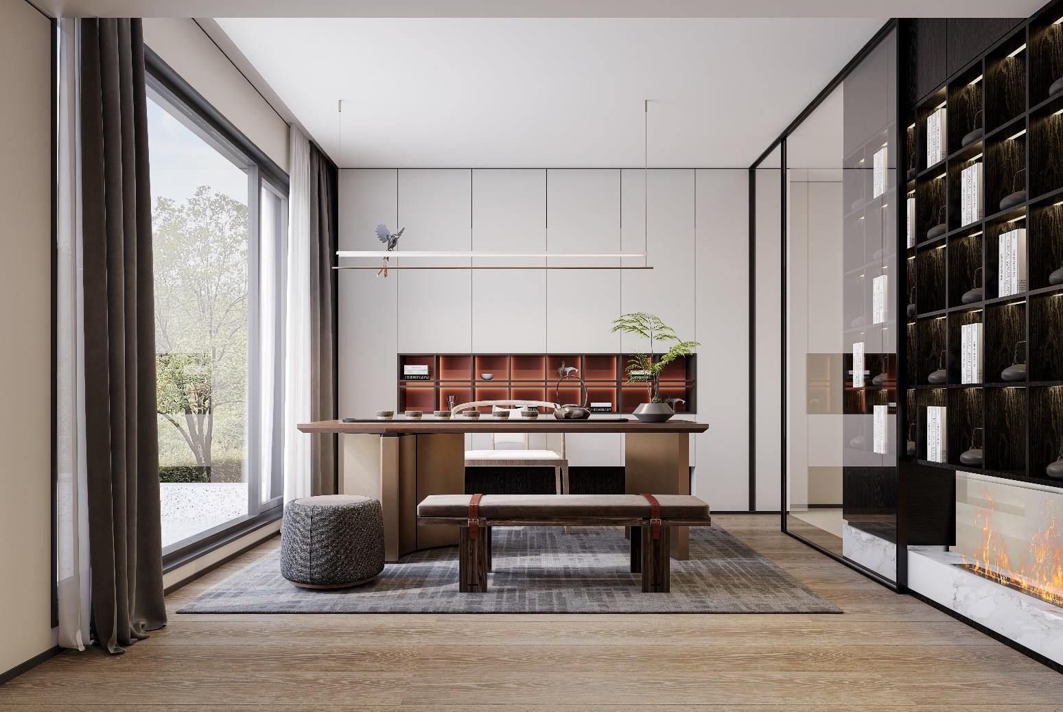 Hangzhou Greentown Villa interior design photo 2 by Shengren Buildings