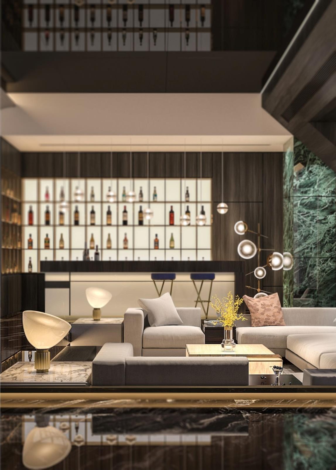 Yuhu Mansion No.63 Villa interior design by Shengren Buildings